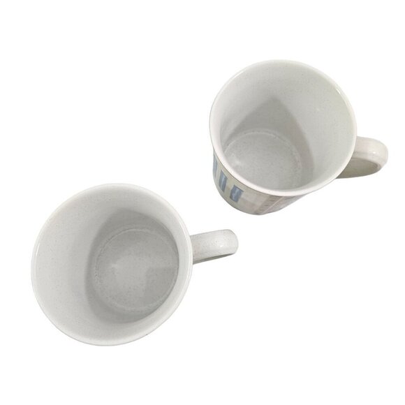 Mikasa Casual Classics Country Quilt HG284 14 Oz Porcelain Mug Cup – Set of 2 - Picture 3 of 16